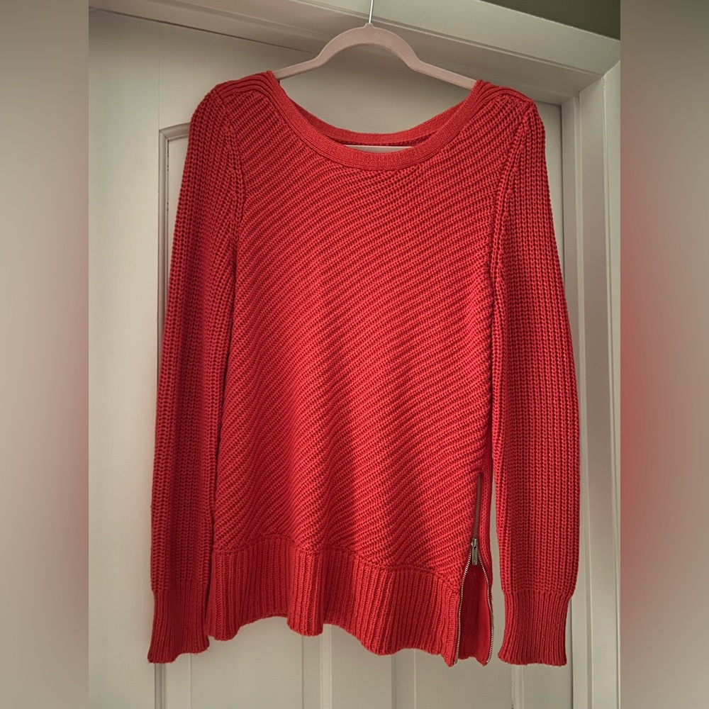 Calvin Klein sweater with side zipper. Size large